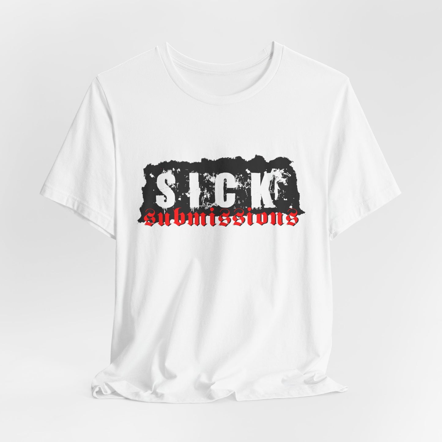 Sick Submissions “Choke’Em Out” White Tee