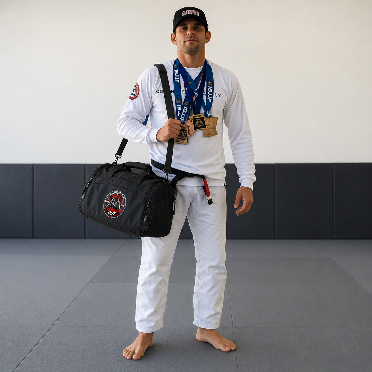 When In Doubt, Choke ’Em Out Gym Duffel Bag