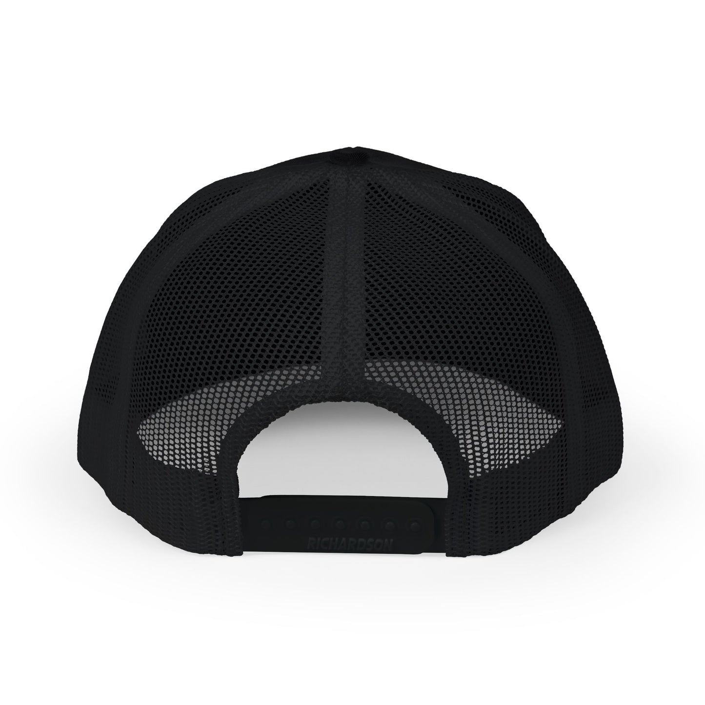 Orthodox Cross Black Mesh Snapback Hat – Gold Embroidered Cross