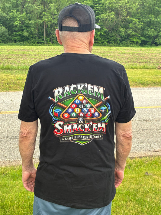 Rack ’Em Smack ’Em Pool Graphic Tee | Sick Submissions