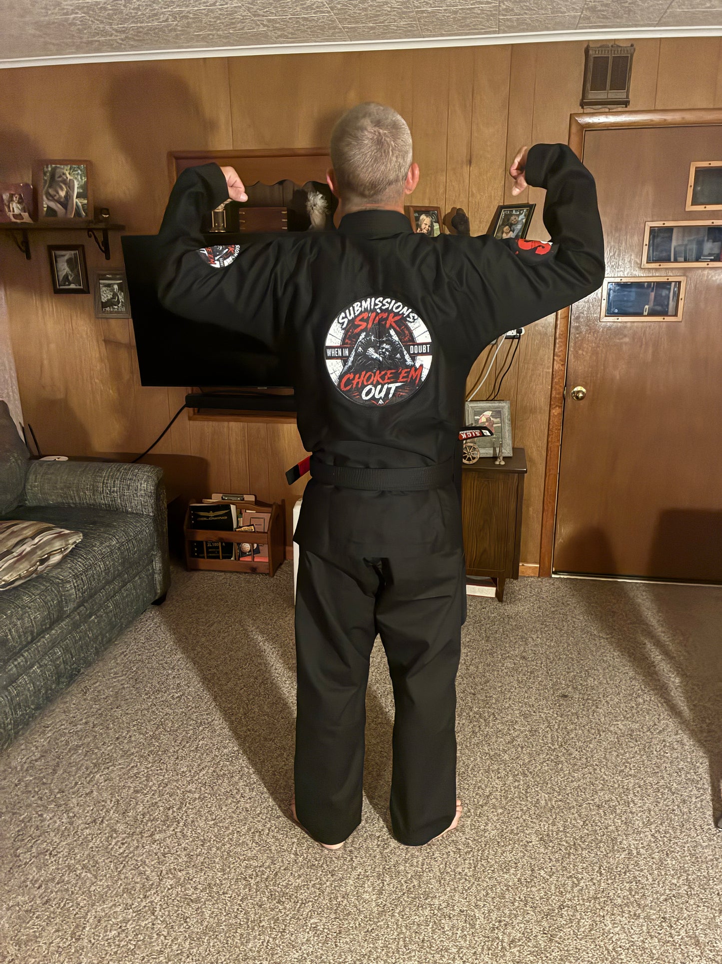 Sick Submissions Premium Black Brazilian Jiu-Jitsu Gi