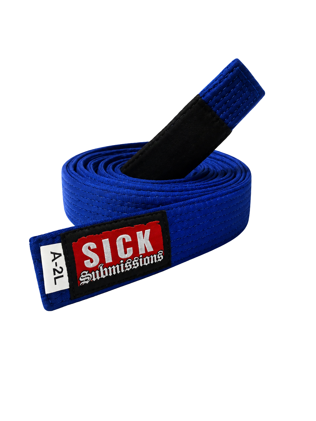 Sick Submissions Blue Brazilian Jiu-Jitsu Belt | Premium BJJ Blue Belt