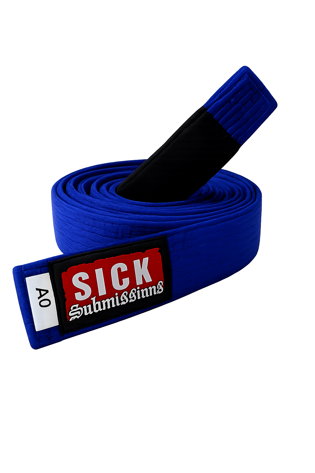 Sick Submissions Blue Brazilian Jiu-Jitsu Belt | Premium BJJ Blue Belt