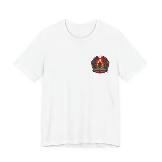 Firefighter – We Run Toward the Fire | Courage Strength Honor Fire Rescue T-Shirt